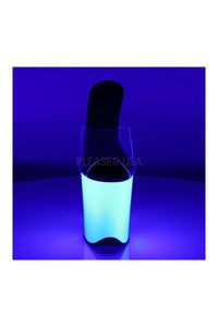 Pleaser FLAMINGO-801UV Platform Slide in Clear Vinyl