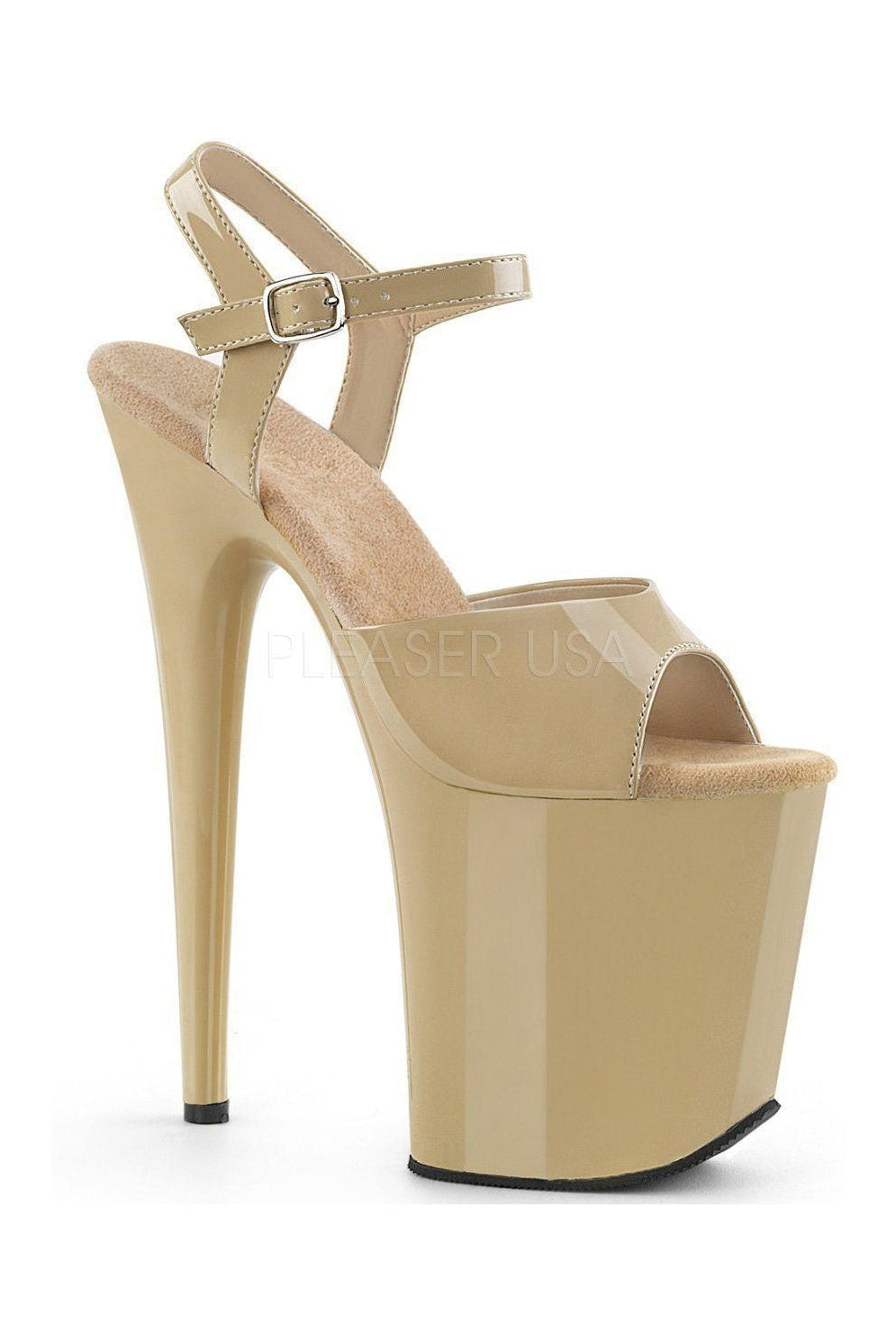Pleaser Bone Sandals Platform Stripper Shoes | Buy at Sexyshoes.com