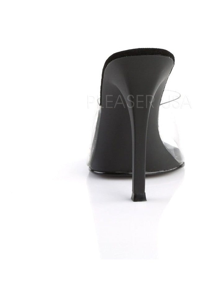 GALA-01 Mule | Black Vinyl-Fabulicious-Slides-SEXYSHOES.COM