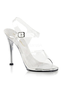 Fabulicious GALA-08 Sandal in Clear Vinyl from SexyShoes.com