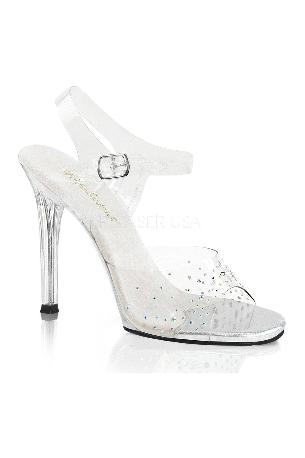 GALA-08SD Sandal | Clear Vinyl-Fabulicious-Clear-Sandals-SEXYSHOES.COM