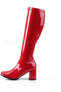 Funtasma GOGO-300 Go Go Boot in Red Patent