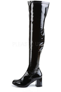 Funtasma GOGO-3000 Go Go Boot in Black Patent