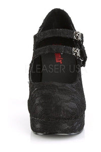 Demonia GOTHIKA-09  Maryjane in Black Satin