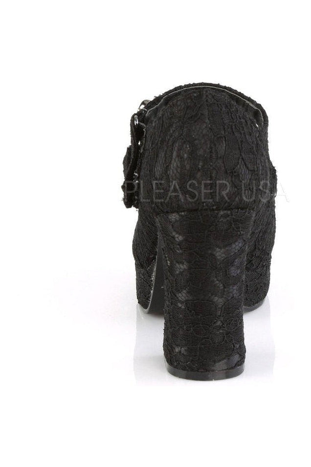 Demonia GOTHIKA-09  Maryjane in Black Satin