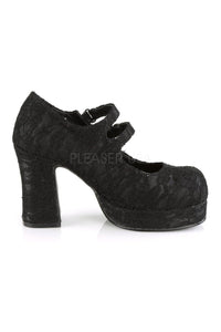 Demonia GOTHIKA-09  Maryjane in Black Satin