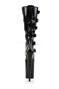 Pleaser INFINITY-2049 Platform Boot in Black Patent