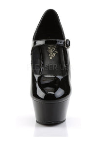 Pleaser KISS-280 Platform Pump in Black Patent