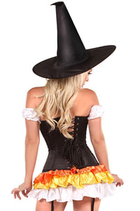 Daisy Corsets Lavish 4 PC Witch Corset Costume in Black