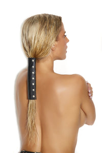 Elegant Moments Leather Hair Glove in Black  from SexyShoes.com