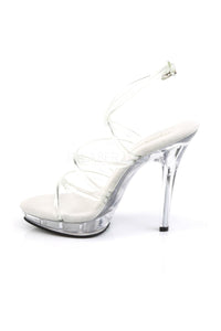 Fabulicious LIP-106 Sandal in Clear Vinyl