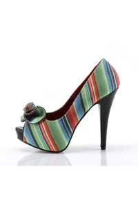 Pin Up Couture LOLITA-12 Pump in Multi Fabric