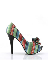 Pin Up Couture LOLITA-12 Pump in Multi Fabric