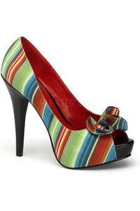 Pin Up Couture LOLITA-12 Pump in Multi Fabric from SexyShoes.com