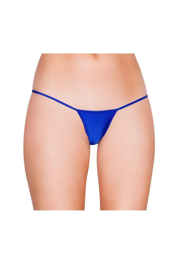Roma Dancewear Low Cut Thong in Blue  from SexyShoes.com