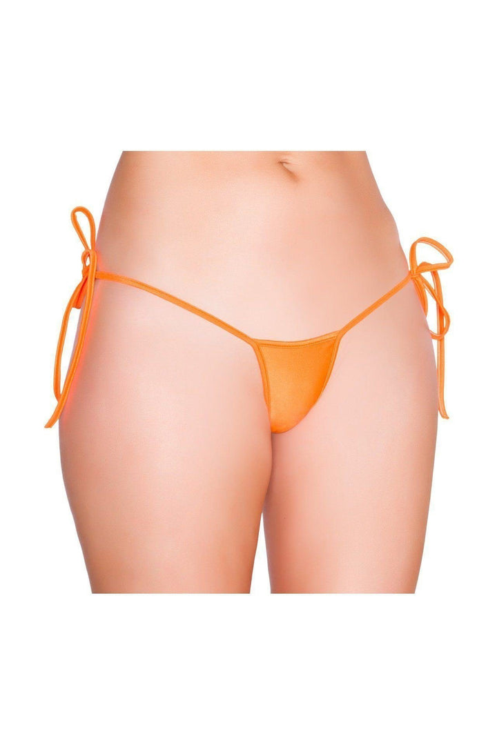 Roma Dancewear Low Cut Tie Side Bottom in Orange  from SexyShoes.com