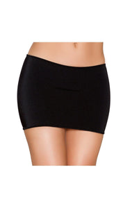 Roma Dancewear Lycra Mini Skirt in Black  from SexyShoes.com
