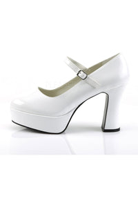 Funtasma MARYJANE-50 Mary Jane in White Patent