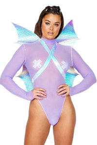 Roma Dancewear Metallic Dragon Wings in Pink  from SexyShoes.com