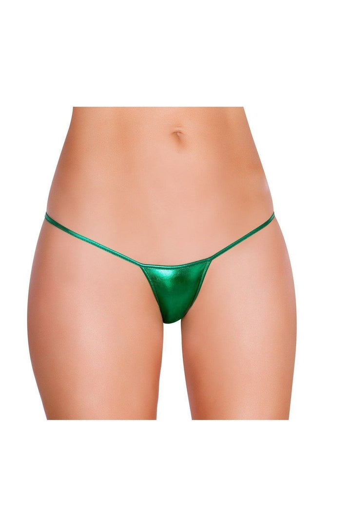 Roma Dancewear Metallic Micro Bottom in Green  from SexyShoes.com