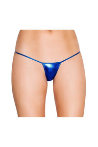 Roma Dancewear Metallic Micro Bottom in Blue  from SexyShoes.com