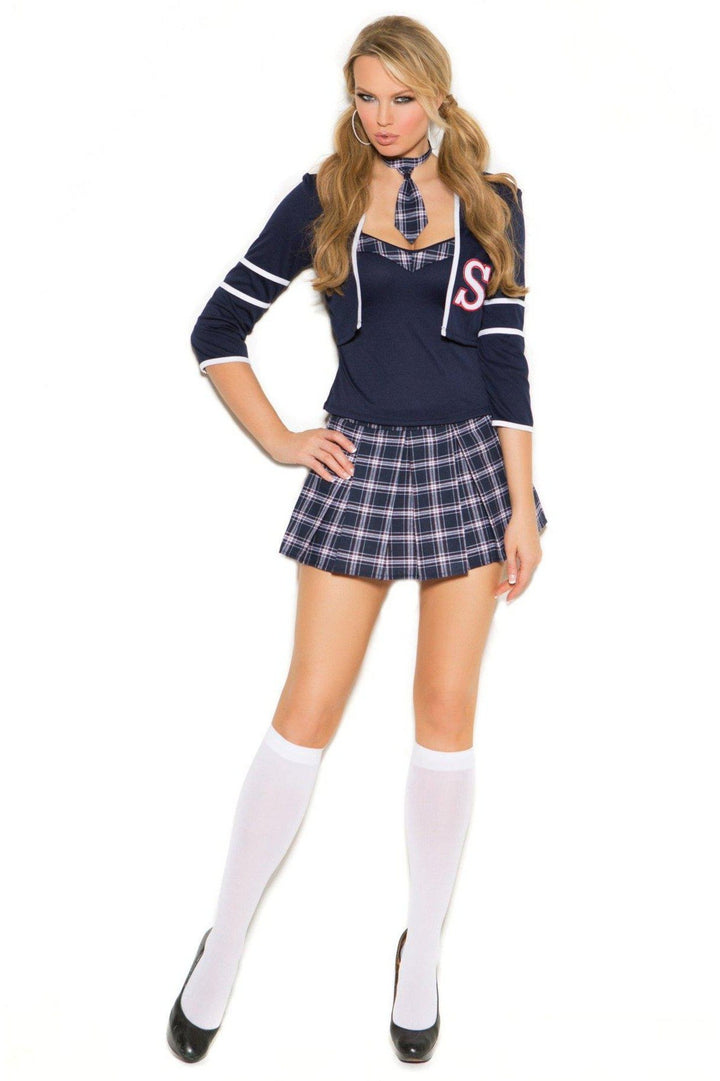 Elegant Moments Opaque Knee Highs in White  from SexyShoes.com