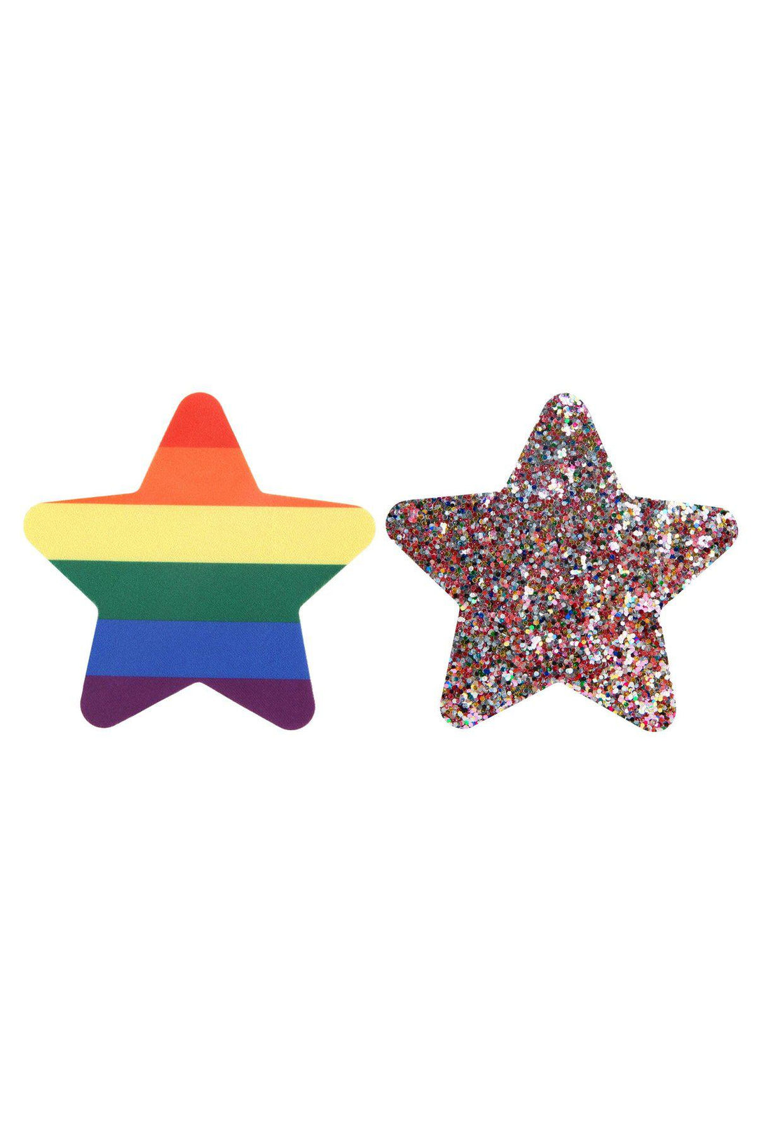 Rainbow & Glitter Pasties Set-Pasties-Peekaboo Pasties-Multi-O/S-SEXYSHOES.COM