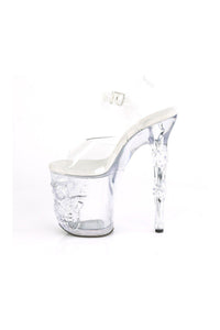 Pleaser RAPTURE-808 Sandal in Clear Vinyl