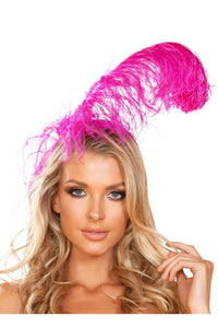 Roma Costumes Roma Feather Headband in Pink  from SexyShoes.com