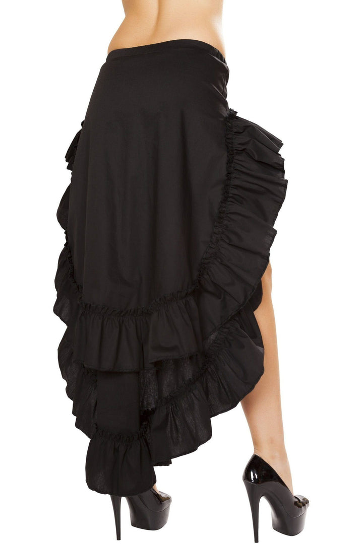Roma Costumes Roma Tiered Ruffle Skirt in Black