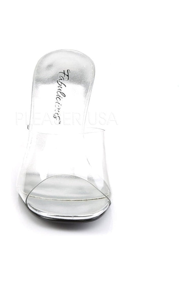 ROMANCE-301 Slide | Clear Vinyl-Fabulicious-Slides-SEXYSHOES.COM