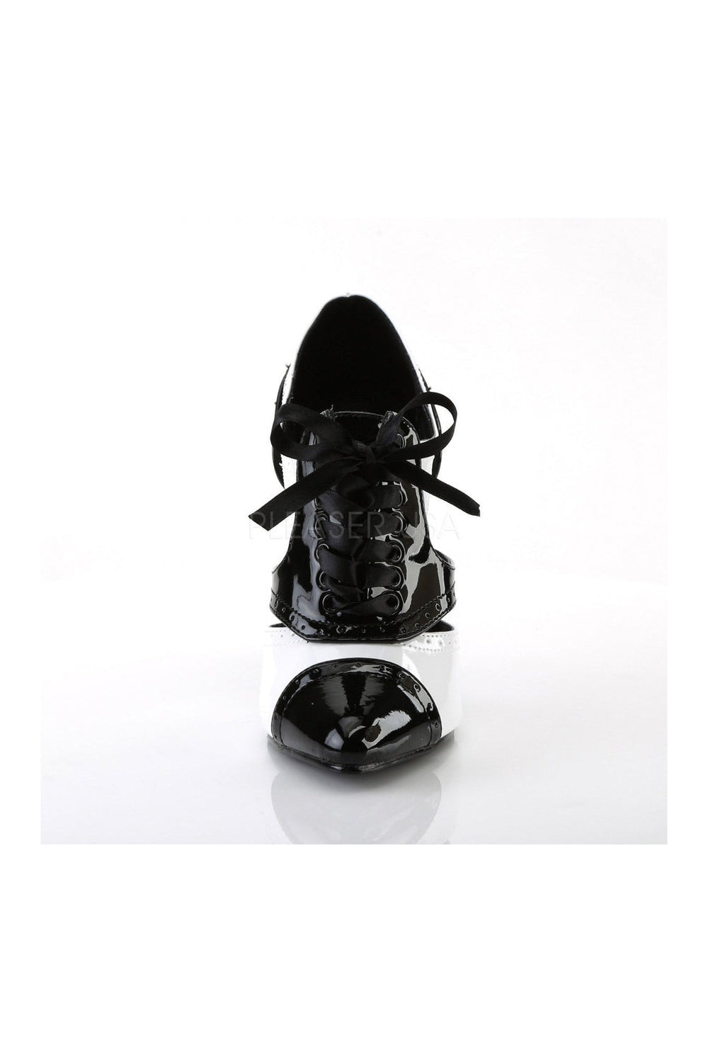 Pleaser SEDUCE-458 Pump in Black Patent