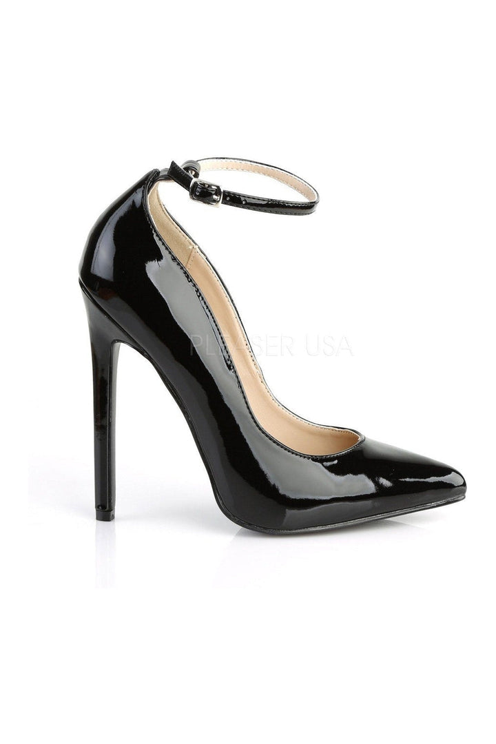 SEXY-23 Pump | Black Patent-Pleaser-Pumps-SEXYSHOES.COM