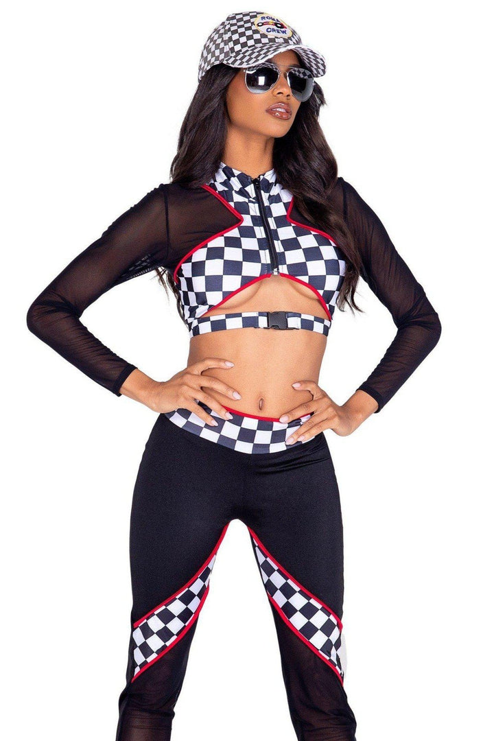 Sexy Race Car Driver Costume-Racer Costumes-Roma Costumes-SEXYSHOES.COM