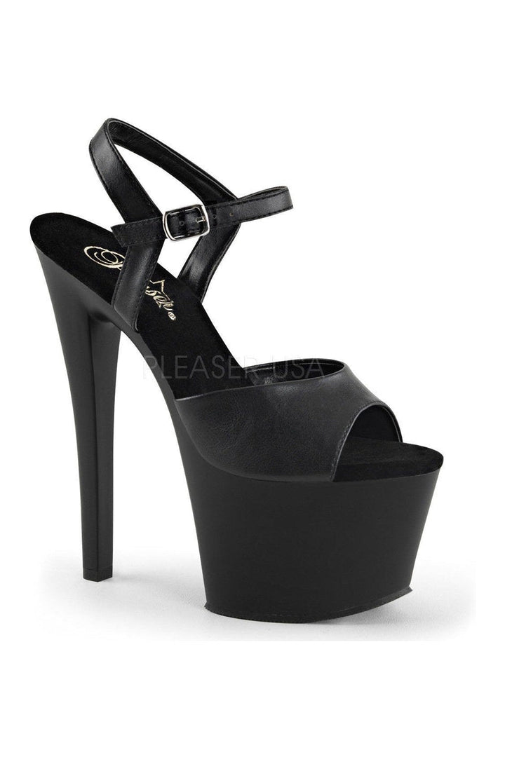 Pleaser Black Sandals Platform Stripper Shoes | Buy at Sexyshoes.com