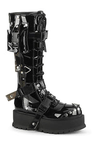 Demonia SLACKER-260 Knee Boot in Black Patent from SexyShoes.com