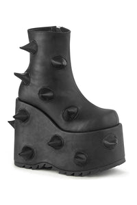 Demonia SLAY-77 Ankle Boot in Black Faux Leather from SexyShoes.com