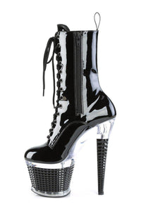 Pleaser SPECTATOR-1040 Knee Boot in Black Patent