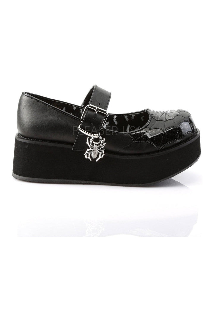 SPRITE-05 Demonia Mary Jane | Black Patent-Demonia-Mary Janes-SEXYSHOES.COM