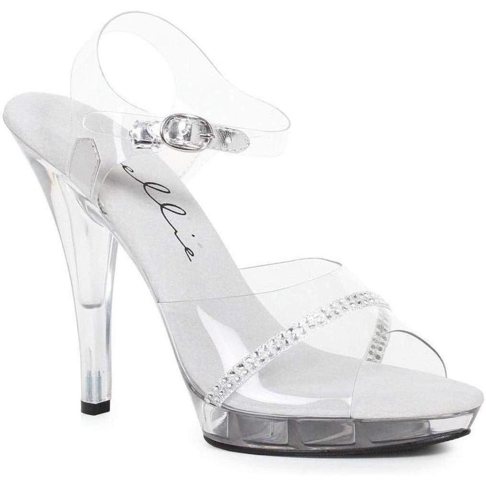 SS-521-JEWEL-W Sandal | Clear Vinyl-Footwear-Ellie Brand-Clear-9-Vinyl-SEXYSHOES.COM