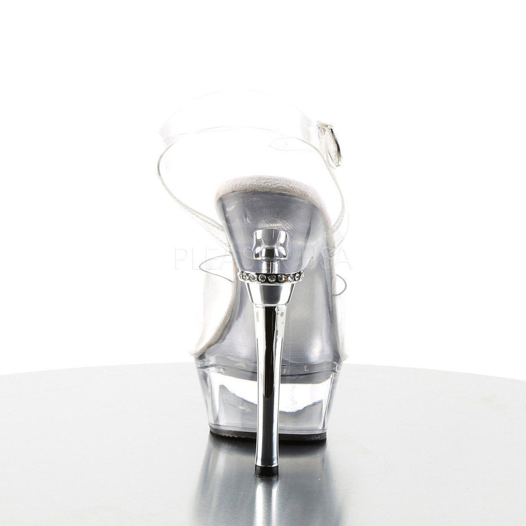 SS-ALLURE-608 Platform Sandal | Clear Vinyl-Footwear-Pleaser Brand-Clear-7-Vinyl-SEXYSHOES.COM