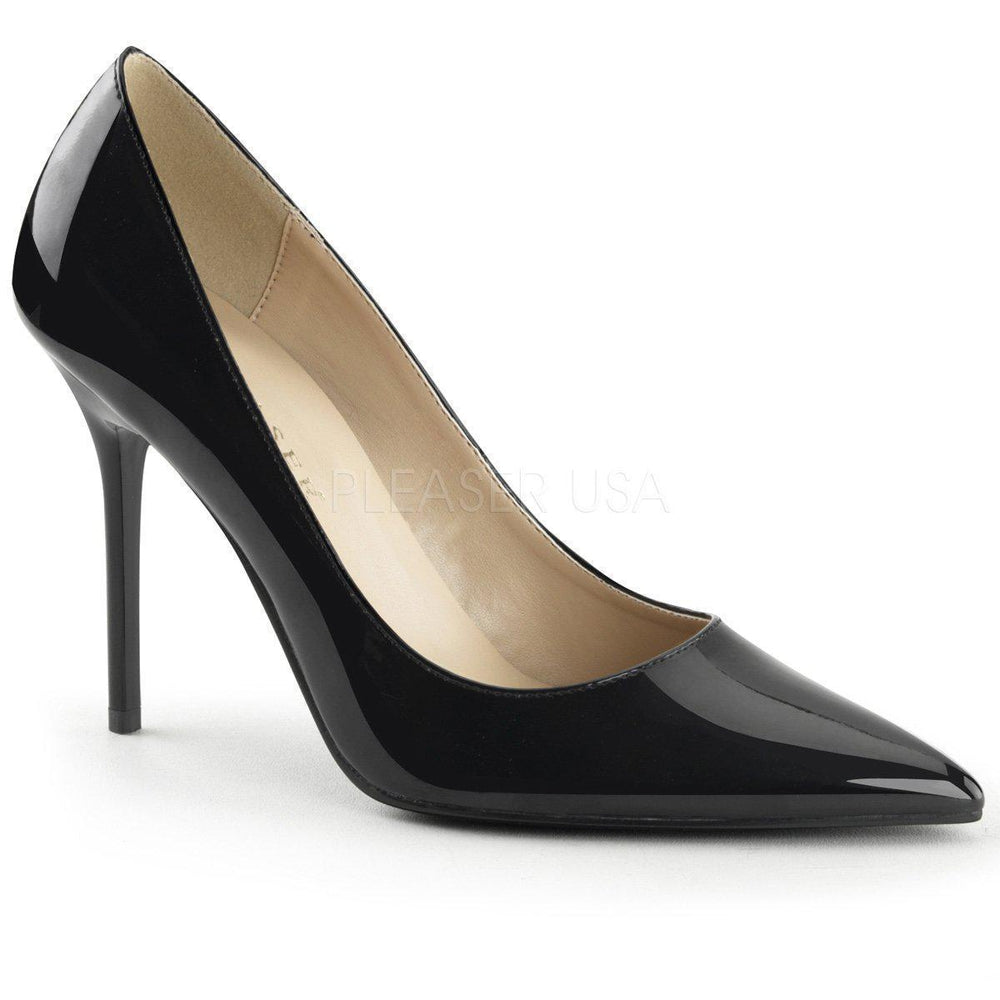 SS-CLASSIQUE-20 | Black Patent-Final Sale-Pumps-SEXYSHOES.COM