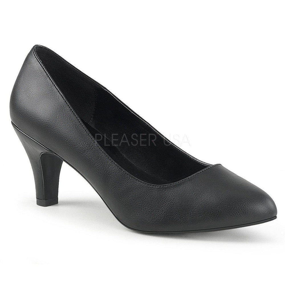 SS-DIVINE-420 | Black Faux Leather-Final Sale-Black-Pumps-SEXYSHOES.COM