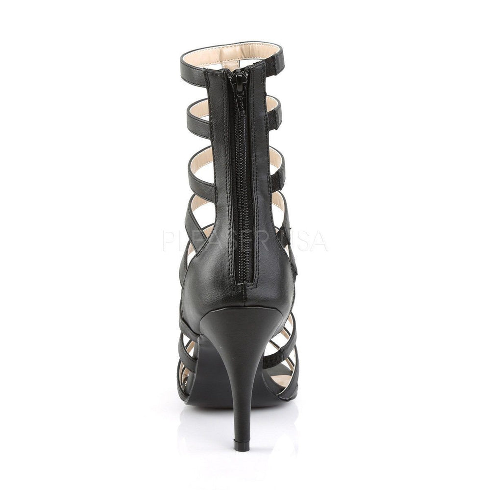 SS-DREAM-438 Ankle Boot | Black Faux Leather-Footwear-Pleaser Brand-Black-11-Faux Leather-SEXYSHOES.COM