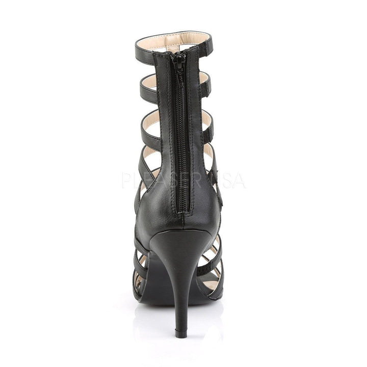 SS-DREAM-438 Ankle Boot | Black Faux Leather-Footwear-Pleaser Brand-Black-11-Faux Leather-SEXYSHOES.COM