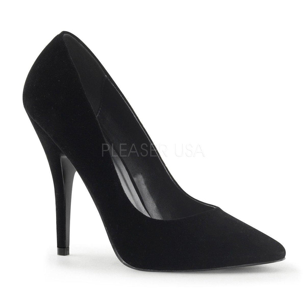 SS-SEDUCE-420 | Black Velvet-Final Sale-Black-Pumps-SEXYSHOES.COM