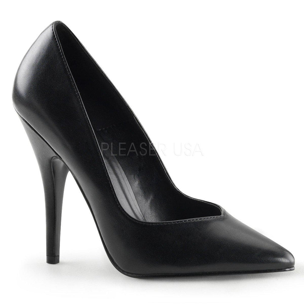 SS-SEDUCE-420V | Black Faux Leather-Final Sale-Black-Pumps-SEXYSHOES.COM
