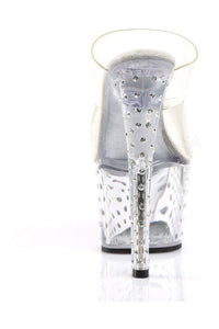 Pleaser STARDUST-702 Platform Slide in Clear Vinyl