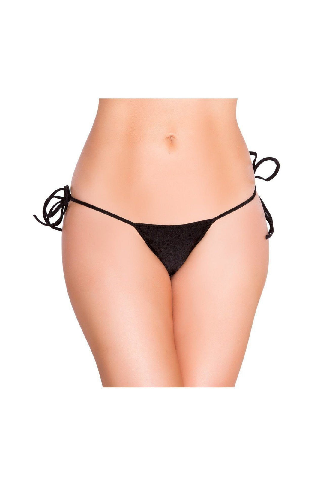 Roma Dancewear String Back Tie Side Bottom in Black  from SexyShoes.com