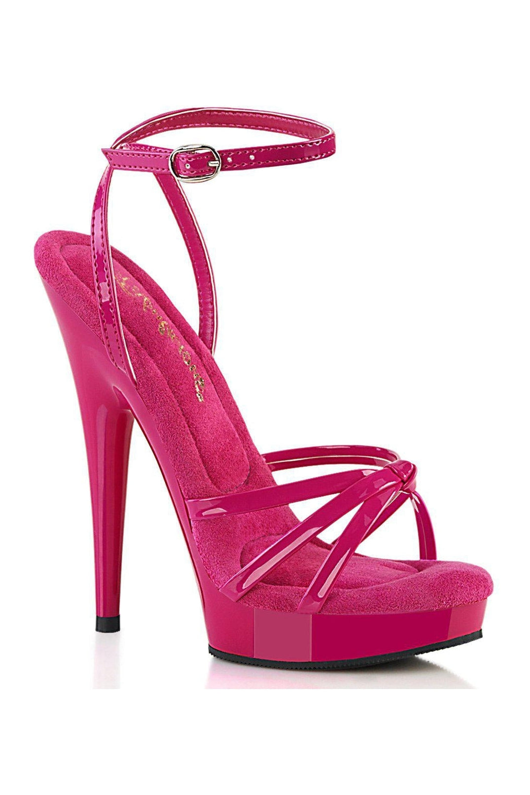 SULTRY-638 Sandal | Pink Patent-Sandals-Fabulicious-Pink-6-Patent-SEXYSHOES.COM